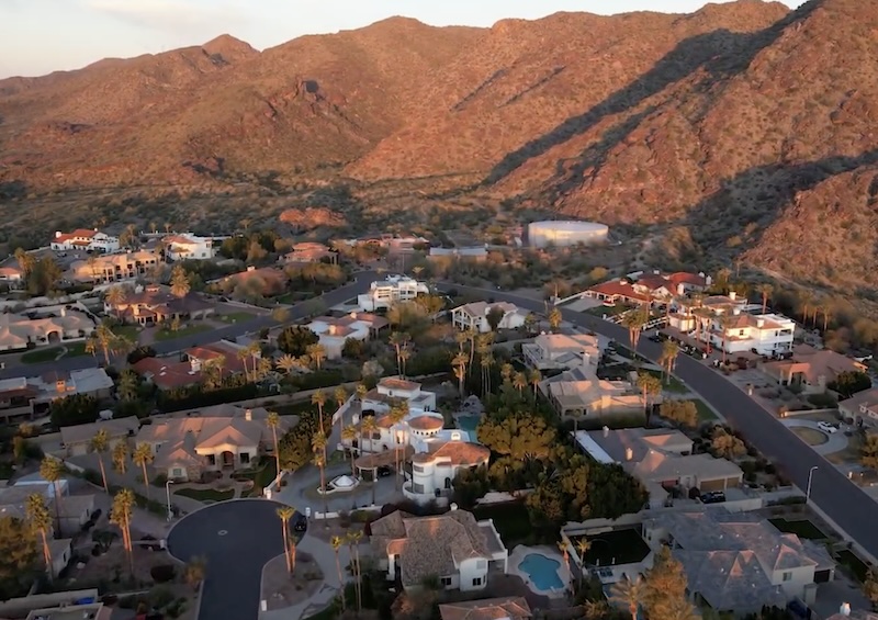 Landscape of Ahwatukee Custom Estates in Phoenix, Arizona