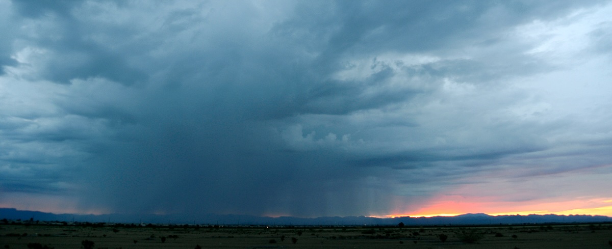 Rainstorm in the Phoenix area